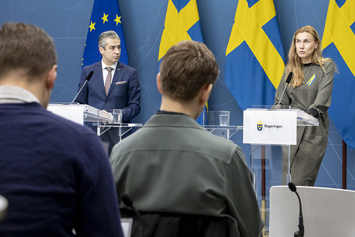 Picture from the pressbriefing