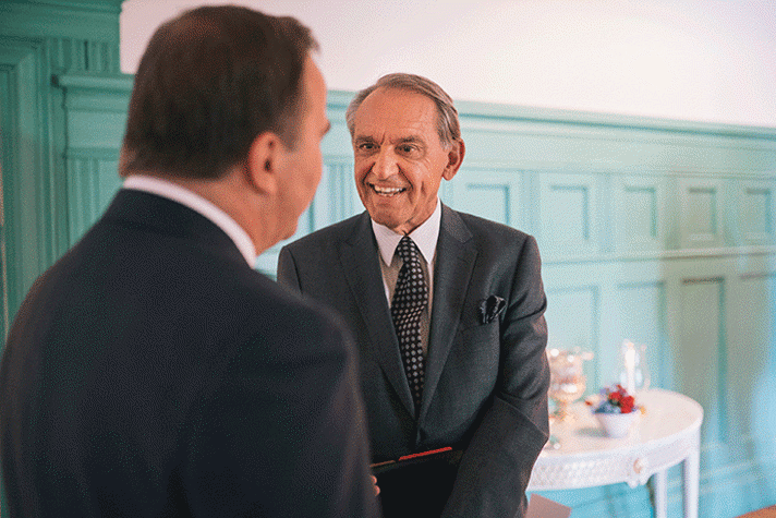 Prime Minister Stefan Löfven and Deputy Secretary-General of the United Nations Jan Eliasson.