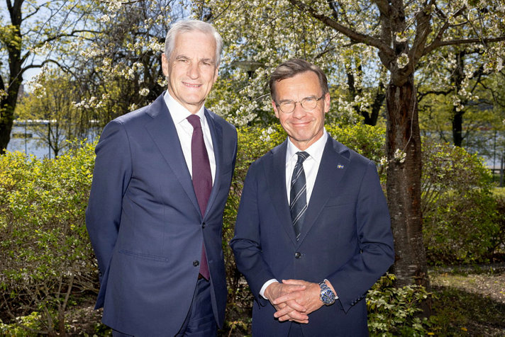 Prime Minister Jonas Gahr Støre, Norway and Prime Minister Ulf Kristersson, Sweden.