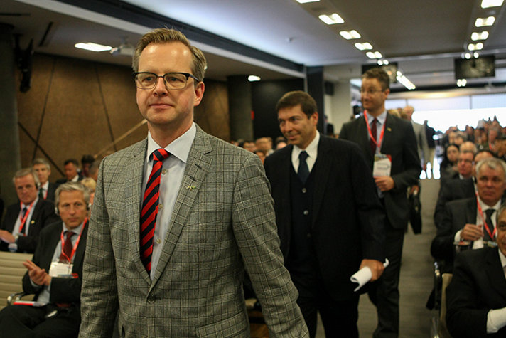 Mikael Damberg Minister for Enterprise and Innovation and Team Sweden in Brazil to facilitate trade.