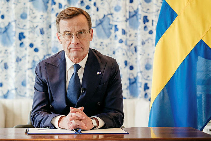 Swedish Prime Minister Ulf Kristersson