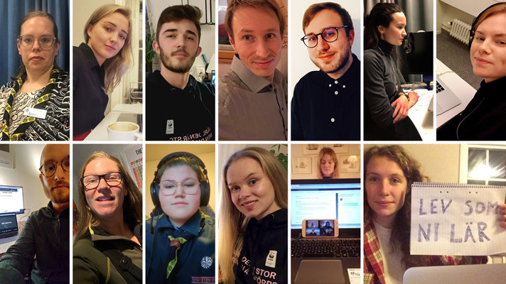 Collage of the participating youth organisations.