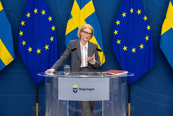 Minister for Finance Elisabeth Svantesson.