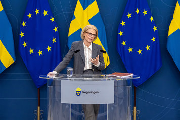 Minister for Finance Elisabeth Svantesson.