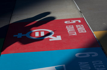 Gender equality UN symbol.