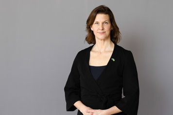 Nina Larsson, Minister for Gender Equality and Working Life.