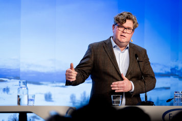 Minister for Justice Gunnar Strömmer at Folk och Försvars annual national conference in Sälen.